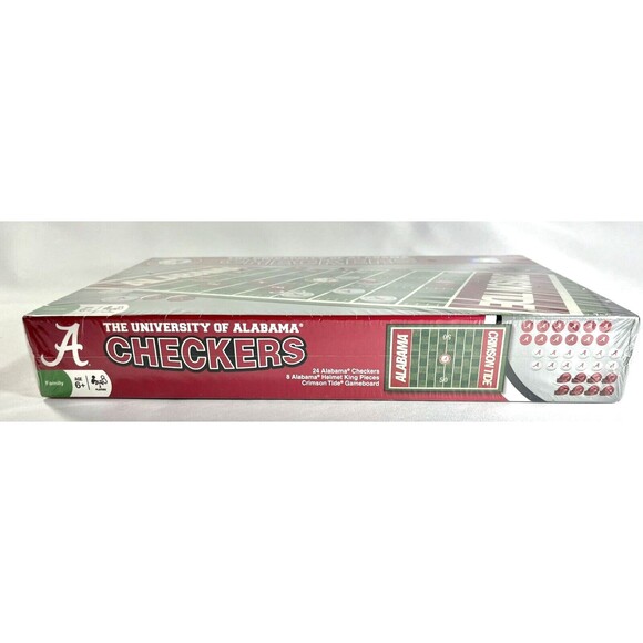 NCAA Alabama Crimson Tide Checkers Game Board New Factory Sealed - Picture 8 of 9
